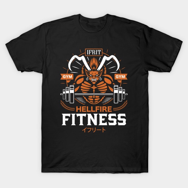 Ifrit Fitness T-Shirt by logozaste